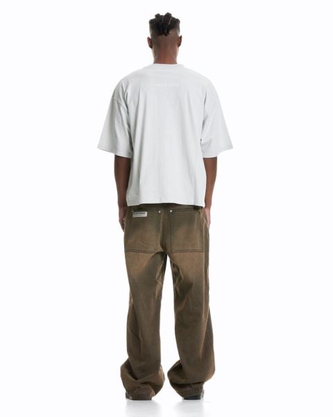 Cold Culture Stars T Shirt Grey | 12359-TXLF
