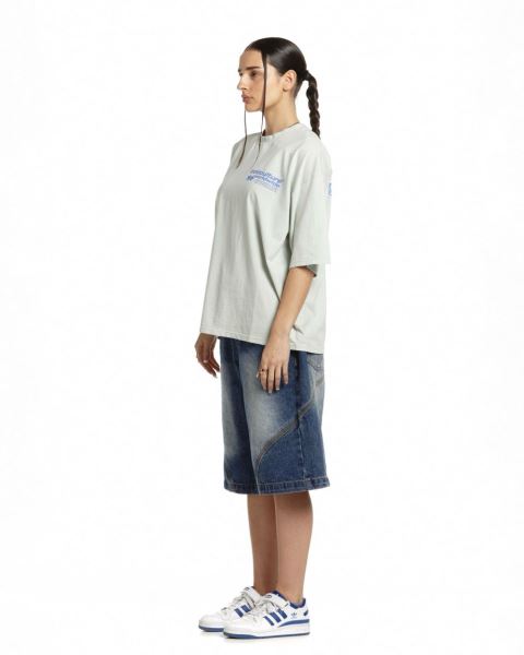 Cold Culture Status T Shirt Grey | 26035-RLWT