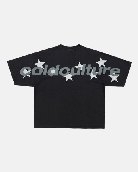 Cold Culture Stellar T Shirt Black | 31597-NSFB