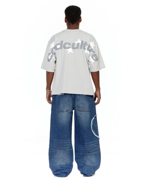 Cold Culture Stellar T Shirt Light Grey | 70269-QNOV