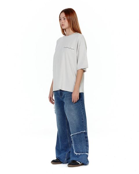 Cold Culture Stellar T Shirt Light Grey | 70269-QNOV