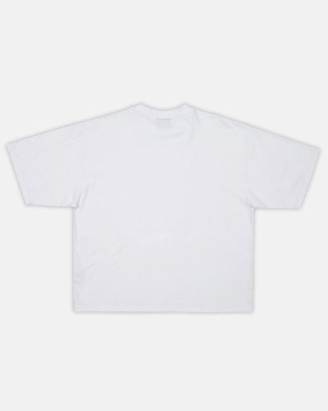 Cold Culture Stickers T Shirt White | 81639-RDXE