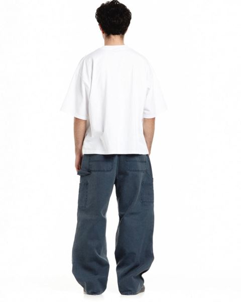 Cold Culture Stickers T Shirt White | 81639-RDXE
