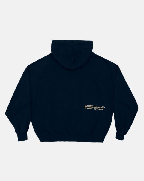 Cold Culture Still Cold Hoodie Blue | 80547-XVDJ
