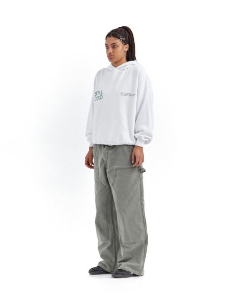 Cold Culture Still Cold Hoodie White | 90356-HRLN