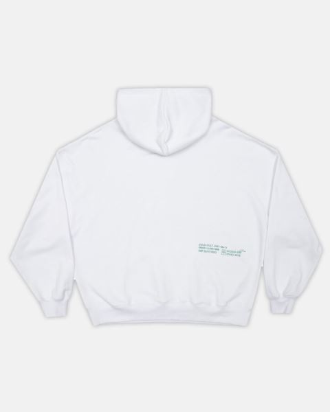 Cold Culture Still Cold Hoodie White | 90356-HRLN