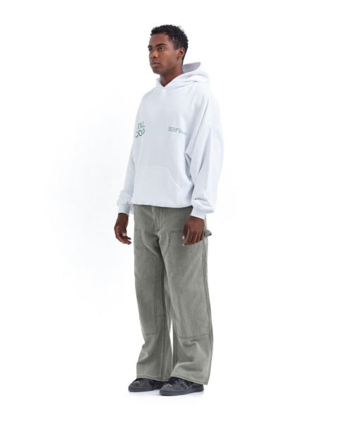 Cold Culture Still Cold Hoodie White | 90356-HRLN