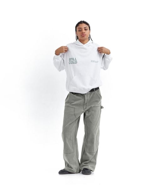 Cold Culture Still Cold Hoodie White | 90356-HRLN