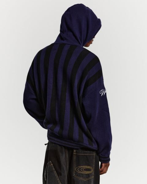 Cold Culture Structure Knitwear Blue | 89461-KDJQ