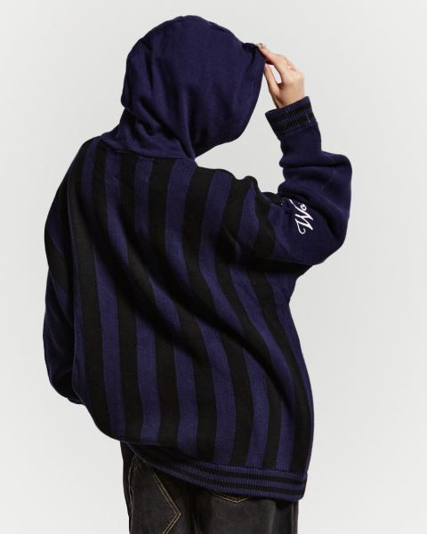 Cold Culture Structure Knitwear Blue | 89461-KDJQ