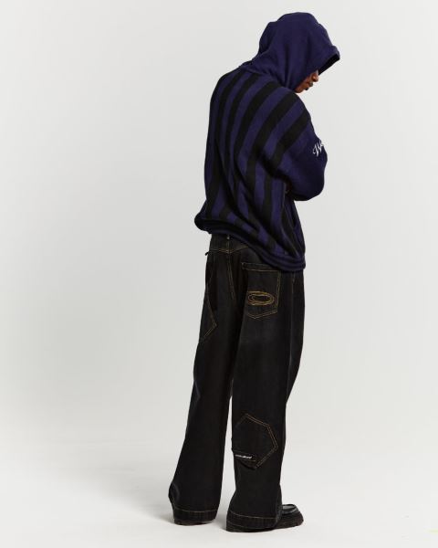 Cold Culture Structure Knitwear Blue | 89461-KDJQ