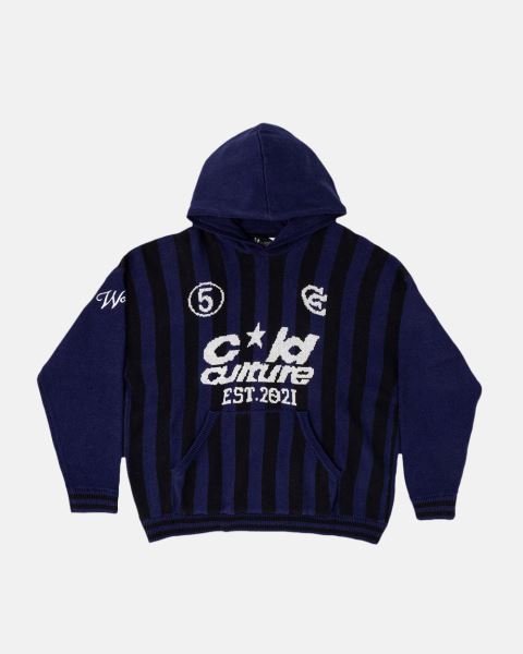 Cold Culture Structure Knitwear Blue | 89461-KDJQ