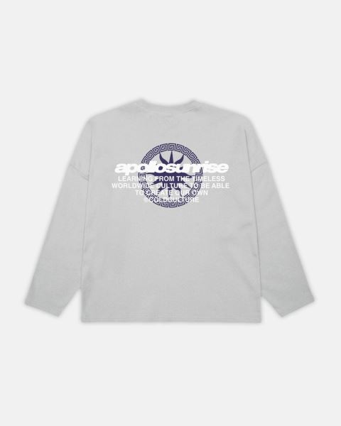 Cold Culture Sunrise Crewneck Sweatshirts Grey | 70518-NCAU