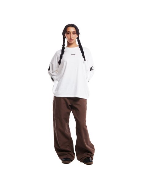 Cold Culture Suns Logo Long Sleeve White | 80341-DCMY