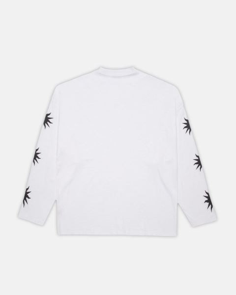 Cold Culture Suns Logo Long Sleeve White | 80341-DCMY