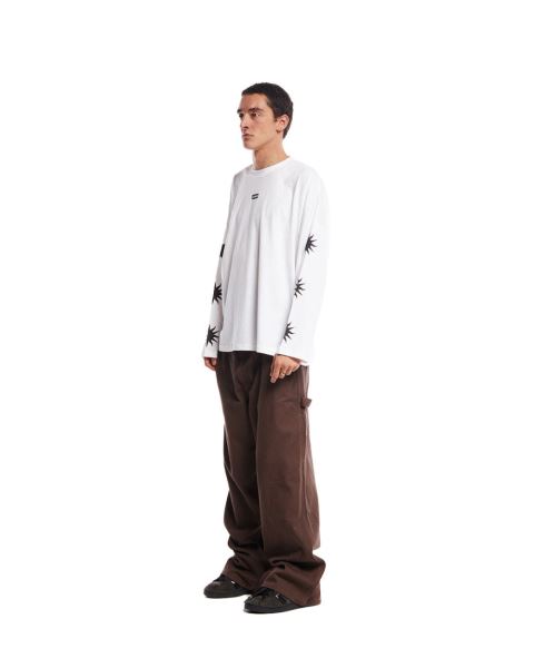 Cold Culture Suns Logo Long Sleeve White | 80341-DCMY
