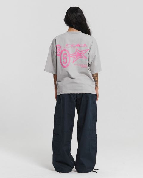 Cold Culture Supernova T Shirt Grey | 30295-LQIK