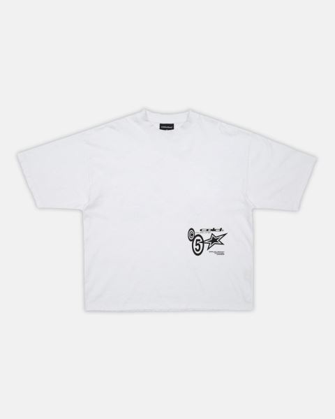 Cold Culture Supernova T Shirt White | 96207-KRAE