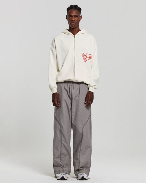 Cold Culture Supernova Zip Hoodie White | 27569-KGMN