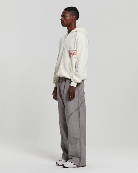 Cold Culture Supernova Zip Hoodie White | 27569-KGMN