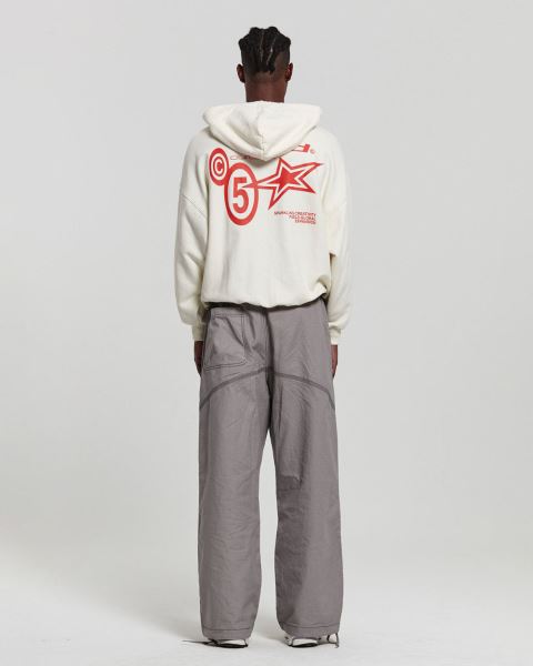 Cold Culture Supernova Zip Hoodie White | 27569-KGMN