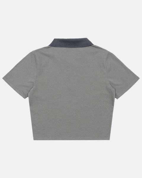 Cold Culture Taxy Baby Jersey T Shirt Grey | 94278-KPIA