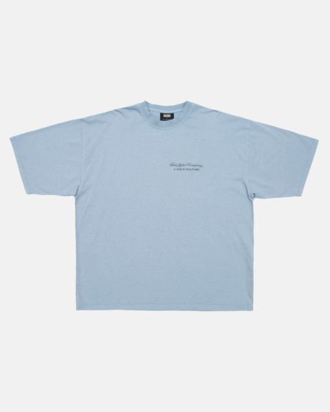 Cold Culture Technical Sheet T Shirt Blue | 03857-QSEF