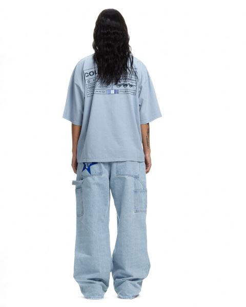 Cold Culture Technical Sheet T Shirt Blue | 03857-QSEF