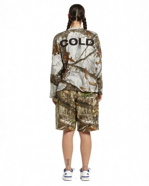 Cold Culture Tee Long Sleeve Brown | 41826-MXOT