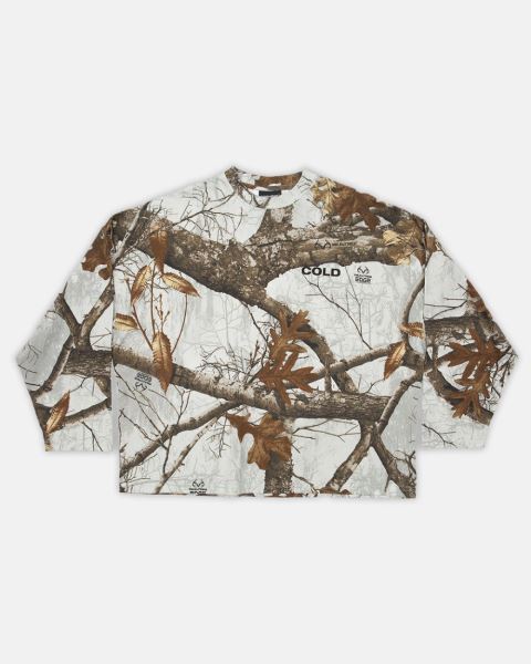 Cold Culture Tee Long Sleeve Brown | 41826-MXOT