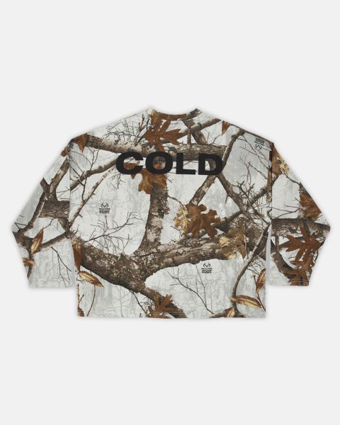 Cold Culture Tee Long Sleeve Brown | 41826-MXOT