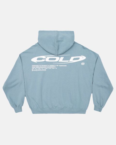 Cold Culture Trails Hoodie Blue | 15962-YJLD