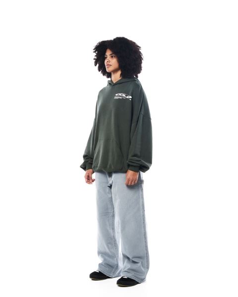 Cold Culture Trails Hoodie Dark Green | 71295-COIX