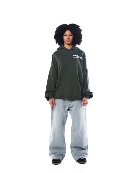 Cold Culture Trails Hoodie Dark Green | 71295-COIX