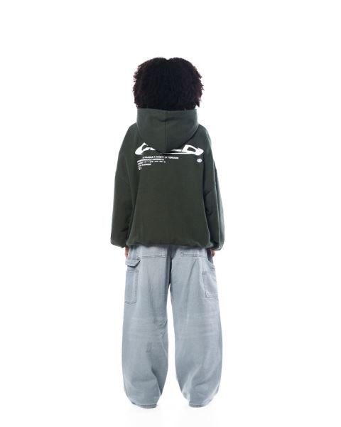 Cold Culture Trails Hoodie Dark Green | 71295-COIX