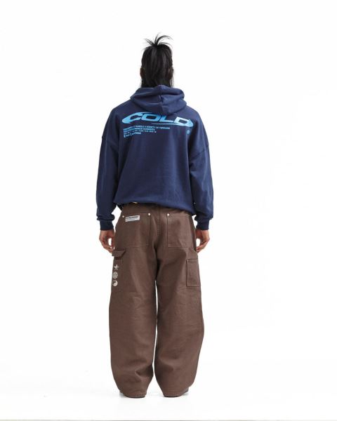 Cold Culture Trails Hoodie Grey Blue | 82439-UADE