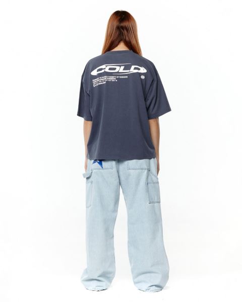 Cold Culture Trails T Shirt Green | 70139-SOFE