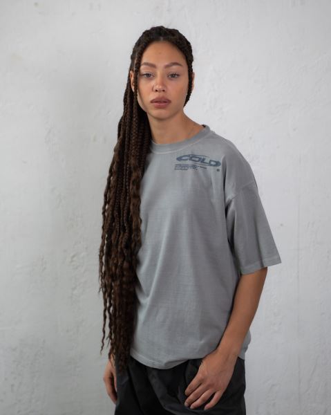 Cold Culture Trails T Shirt Grey | 82793-UWSP