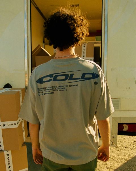 Cold Culture Trails T Shirt Grey | 82793-UWSP
