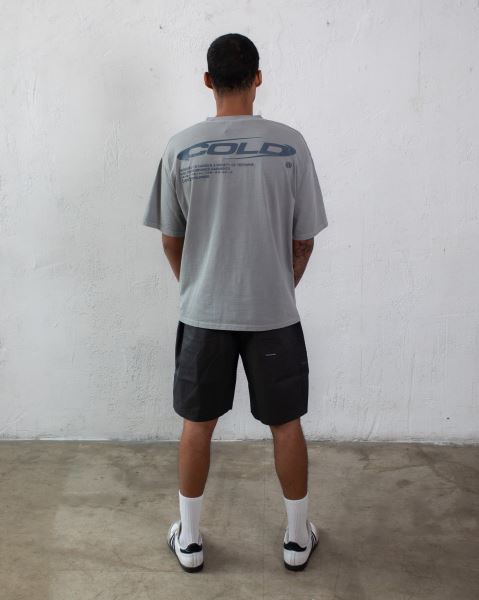 Cold Culture Trails T Shirt Grey | 82793-UWSP