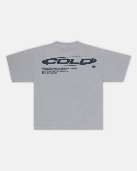 Cold Culture Trails T Shirt Grey | 82793-UWSP