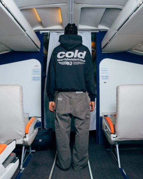 Cold Culture Tribe Hoodie Black | 30579-ECQN