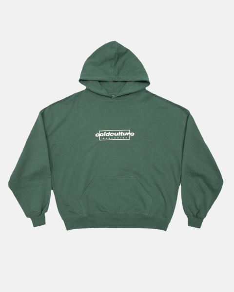 Cold Culture Tribe Hoodie Green | 01574-LXEU
