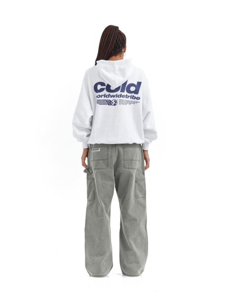 Cold Culture Tribe Hoodie White | 65983-BXUF