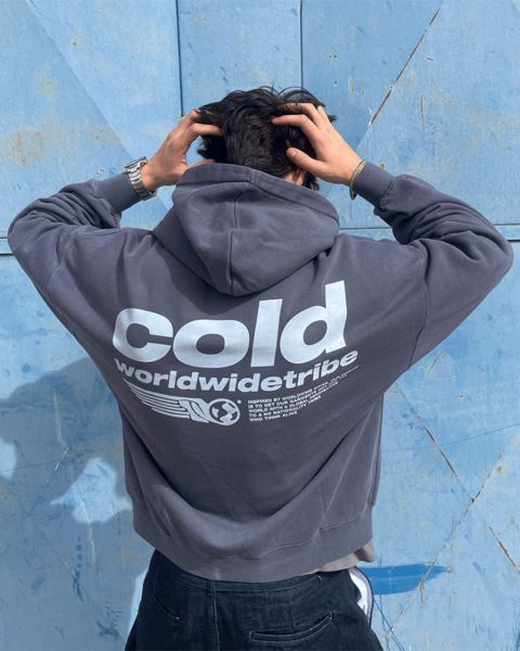 Cold Culture Tribe Hoodie White | 87936-VQYG