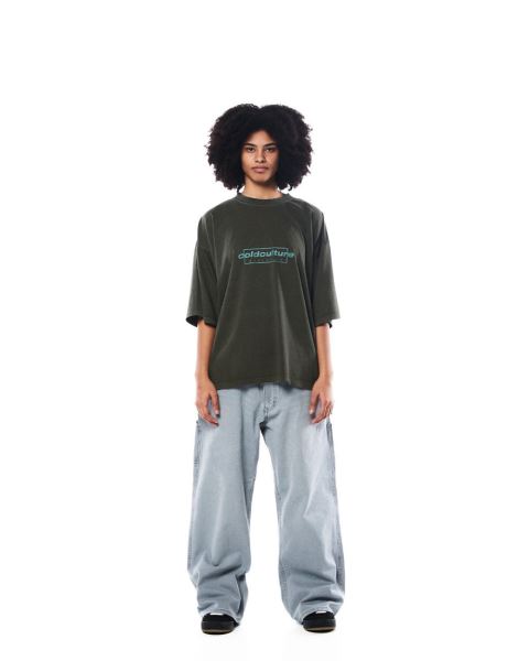 Cold Culture Tribe T Shirt Dark Green | 62930-PHCI