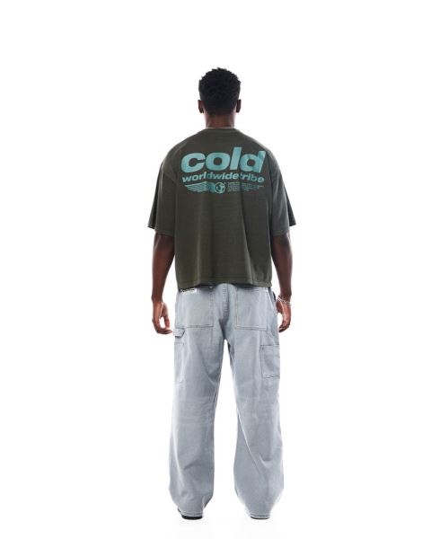 Cold Culture Tribe T Shirt Dark Green | 62930-PHCI