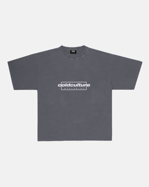 Cold Culture Tribe T Shirt Dark Grey | 76048-BACF