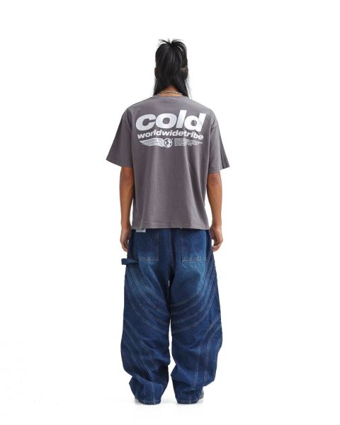 Cold Culture Tribe T Shirt Dark Grey | 76048-BACF