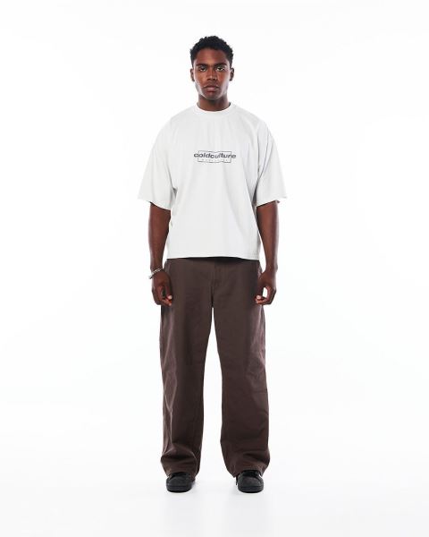 Cold Culture Tribe T Shirt Light Grey | 83190-HNUQ